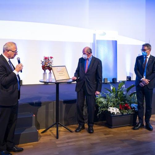 Stefan Pan, Christof Oberrauch, Arno Kompatscher, Josef Negri