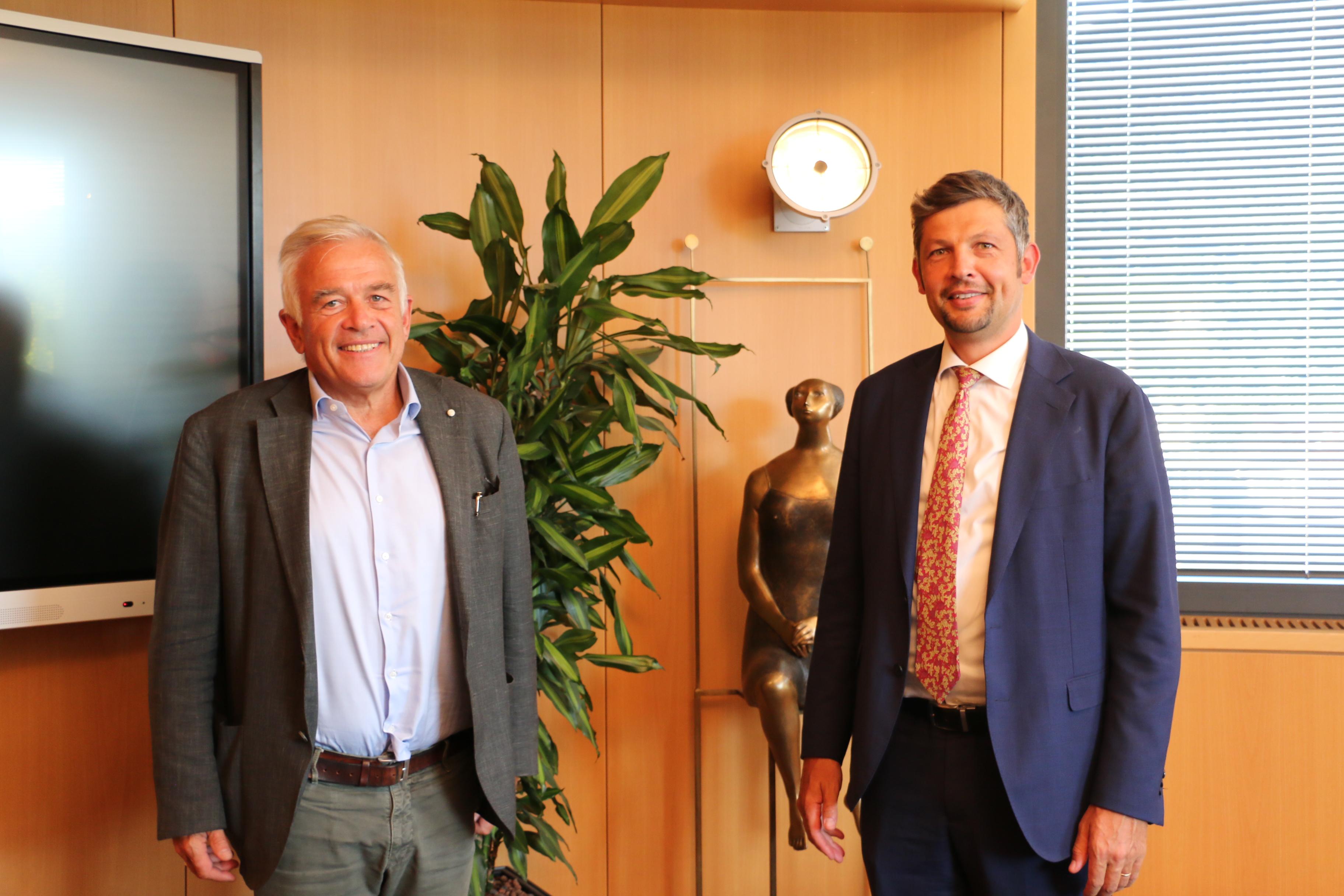 Heiner Oberrauch und Daniel Alfreider